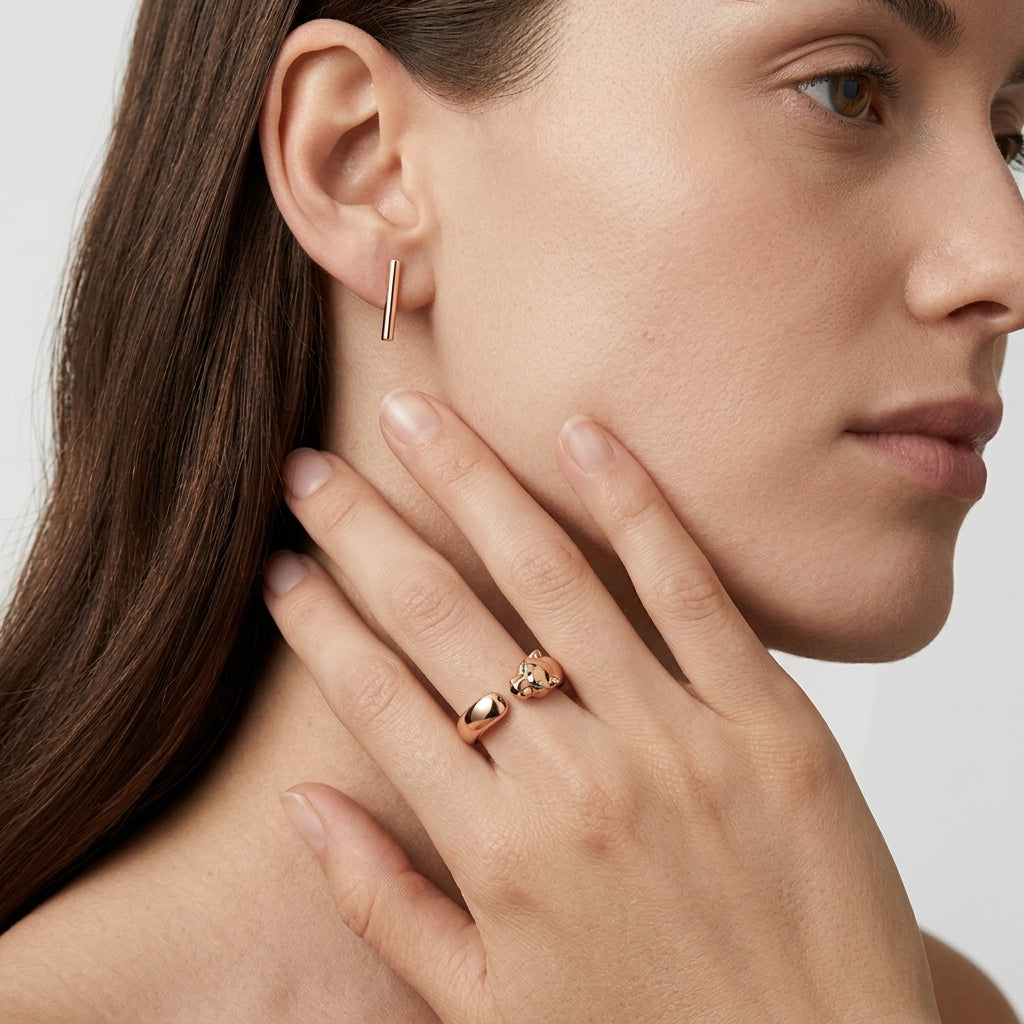 Cartier Panthère de ring Narrow model、paved