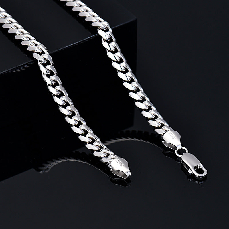 Cuban Link Chain 6mm 925 Sterling silver for man