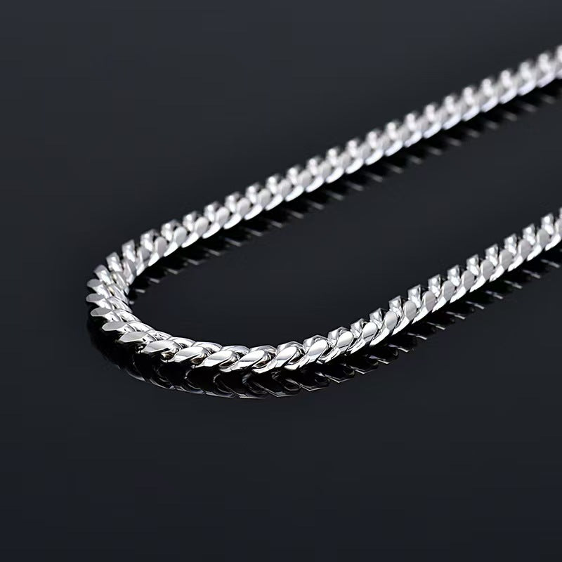 Cuban Link Chain 6mm 925 Sterling silver for man