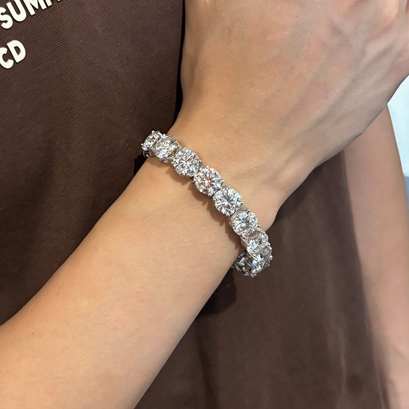 Male model wearing the bracelet on wrist.