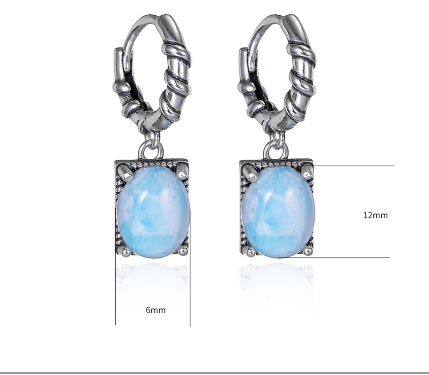 “Hip-hop inspired gemstone earrings lifestyle shot”