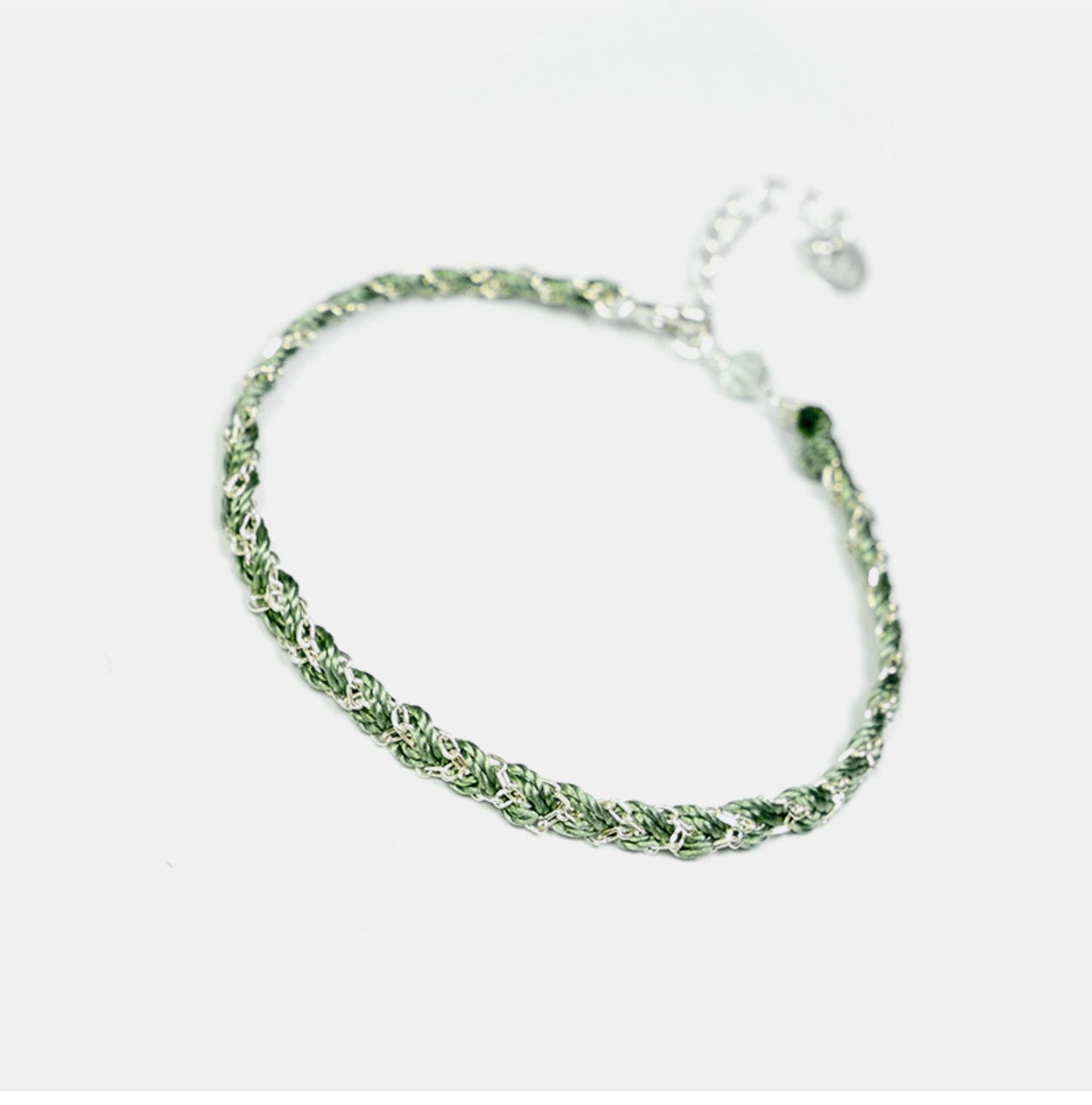 Spring Special Olive Green Wishing Bracelet