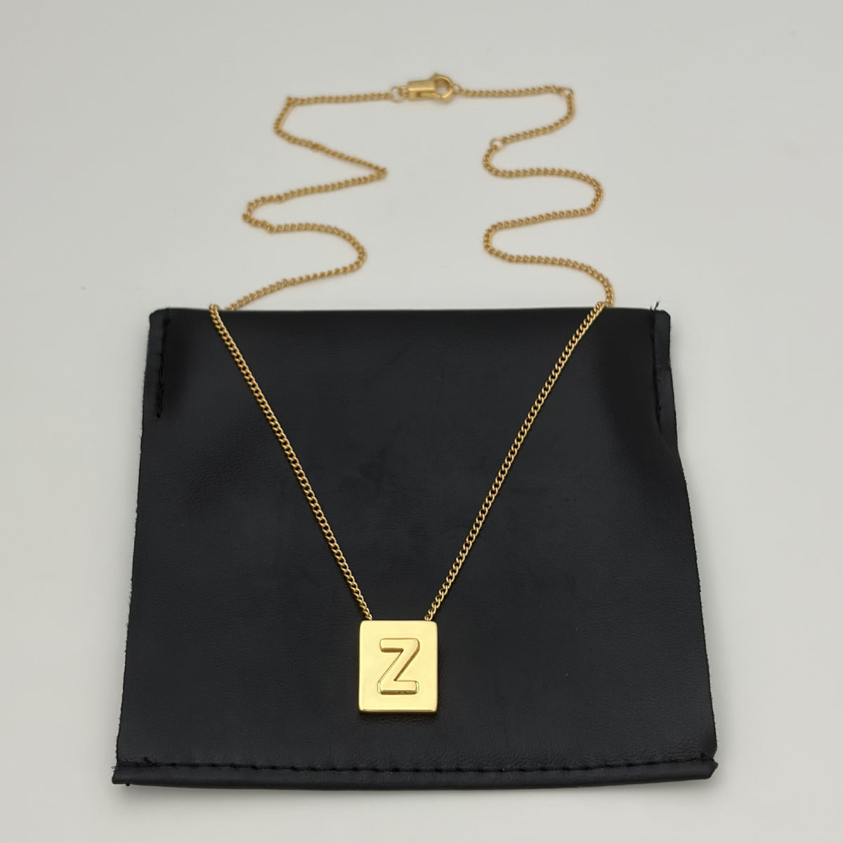 CELINE Alphabet Pendant Necklace