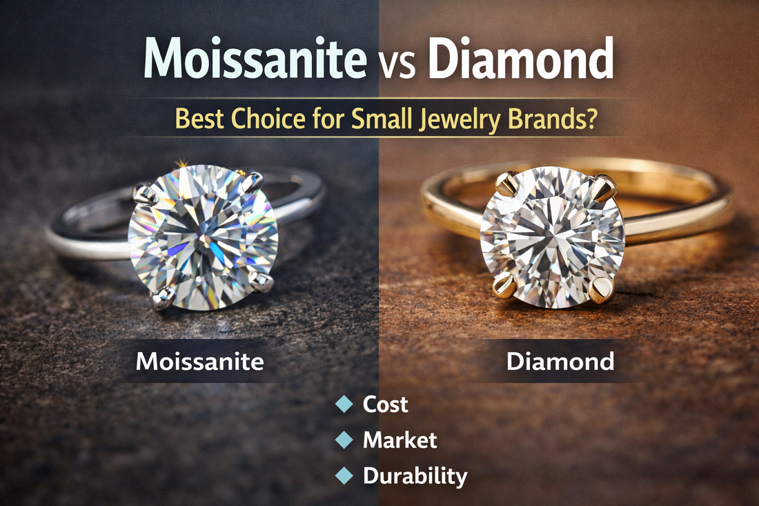 Moissanite vs Diamond: Which Is Better for Small Jewelry Brands?