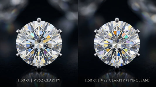 Lab-Grown Diamond Clarity Guide: VS1 vs. VS2 vs. VVS