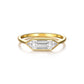 Clean, modern flat lay featuring 4–5 geometric rings on architectural backdrop. Alt: “1.4CT Geometry Moissanite Engagement Rings – Modern Collection.”