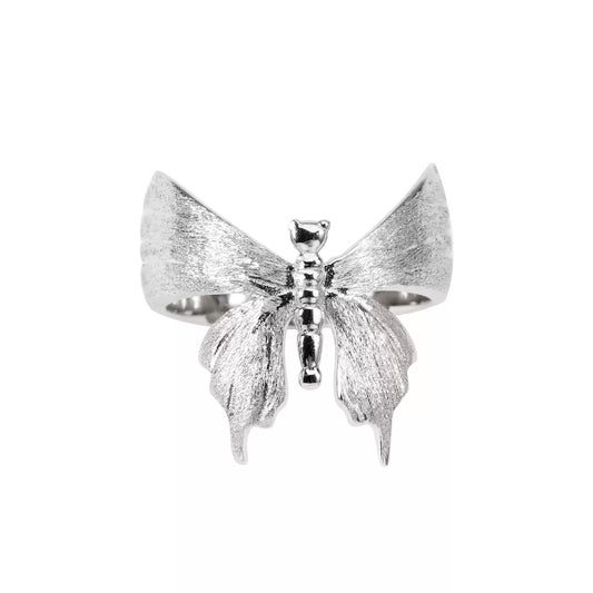 Brushed Butterfly Ring