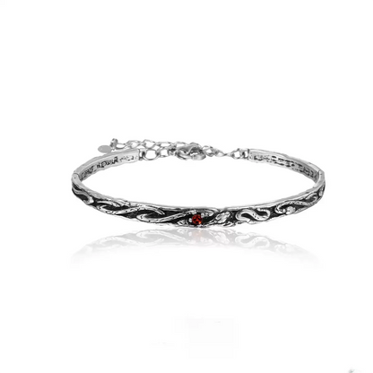 Serpent Sterling Silver Bangle