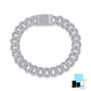 High-definition shot of the bracelet laid flat and fully extended on pure white.