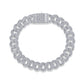 High-definition shot of the bracelet laid flat and fully extended on pure white.