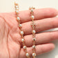 Tory Burch Moondance Pearl Gold Necklace | 18k Gold Plated