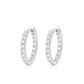 Yellow gold 2.1 CT round studs on neutral background. Alt: “2.1 CT Round Moissanite Earrings – 18K Yellow Gold.”