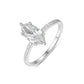  Yellow gold 2CT marquise solitaire on neutral background. Alt: “2CT Marquise Moissanite Solitaire – 18K Yellow Gold.”