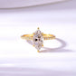  Yellow gold 2CT marquise solitaire on neutral background. Alt: “2CT Marquise Moissanite Solitaire – 18K Yellow Gold.”