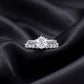 Round Lab-Grown Diamond Solitaire & Eternity Bridal Stacking Ring