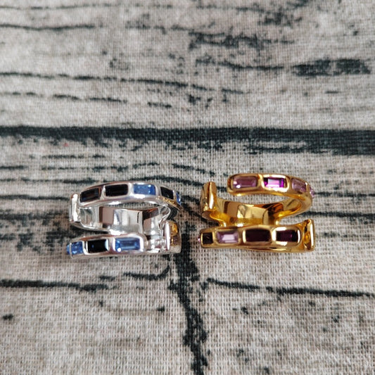 UNOde50 Nightbird Wrap Ring with Purple Stone