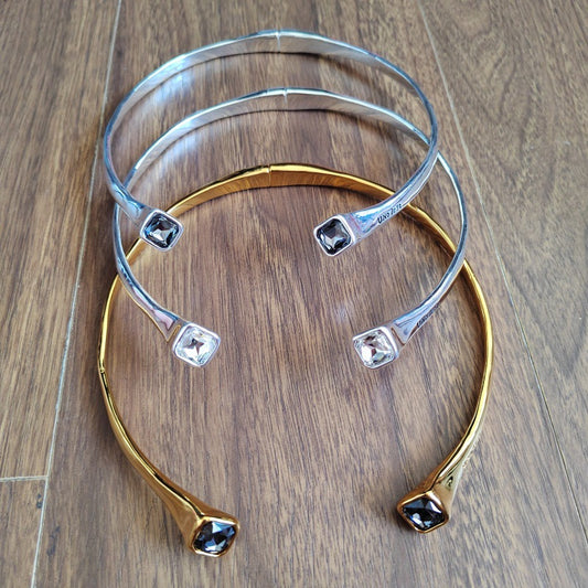 UNOde50 Necklace with black crystal