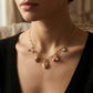 COACH Strawberry & Heart Multi-Charm Gold-Tone Chain Necklace