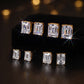 10K&14K&18K Gold Classic Four-Prong Emerald Cut Lab Diamond Engagement Stud Earrings 6*8.5MM