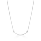 Zerra Jewelry Tiffany T Smile Pendant Small necklace with a sleek gold design featuring the iconic Tiffany T logo charm.