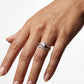 1.39 CTW Round Brilliant Solitaire Ring with Dual Pave Shank
