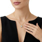 Gold Round Moissanite Halo Solitaire Pendant Necklace