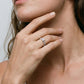 Princess Cut Lab Grown Diamond Engagement Ring | 925 Sterling Silver