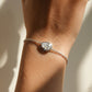10K&14K&18K East-West Pear Cut Lab Diamond Bezel Engagement Bracelet