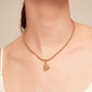UNOde50 Bead necklace with heart detail