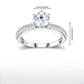 Product dimensions and measurement specifications for the 6-prong round moissanite solitaire ring.