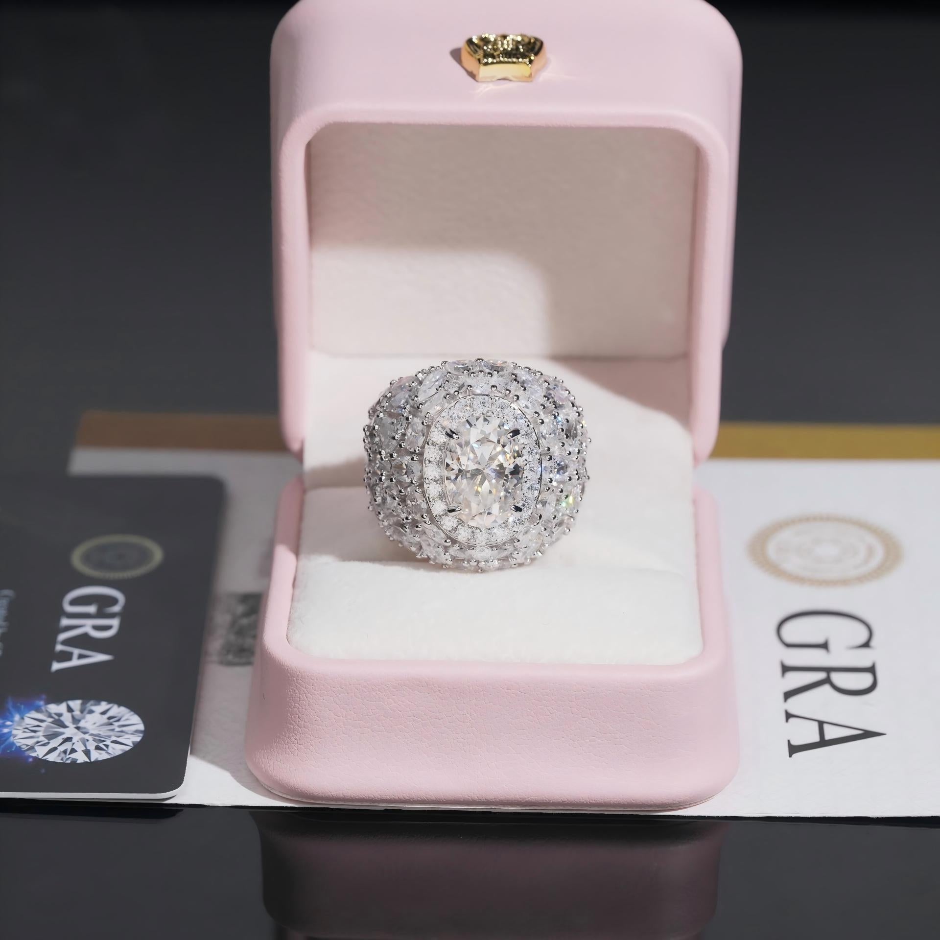 High-definition shot of the ring isolated on pure white background.