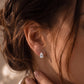 10K&14K&18K Gold Pear Cut Lab-Grown Diamond Solitaire Engagement Stud Earrings(5*8MM)