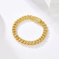 High-definition shot of the bracelet laid flat and fully extended on pure white.
