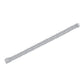 High-definition shot of the bracelet laid flat and fully extended on pure white.