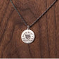“Engraving detail on sterling silver cat tag pendant custom jewelry”