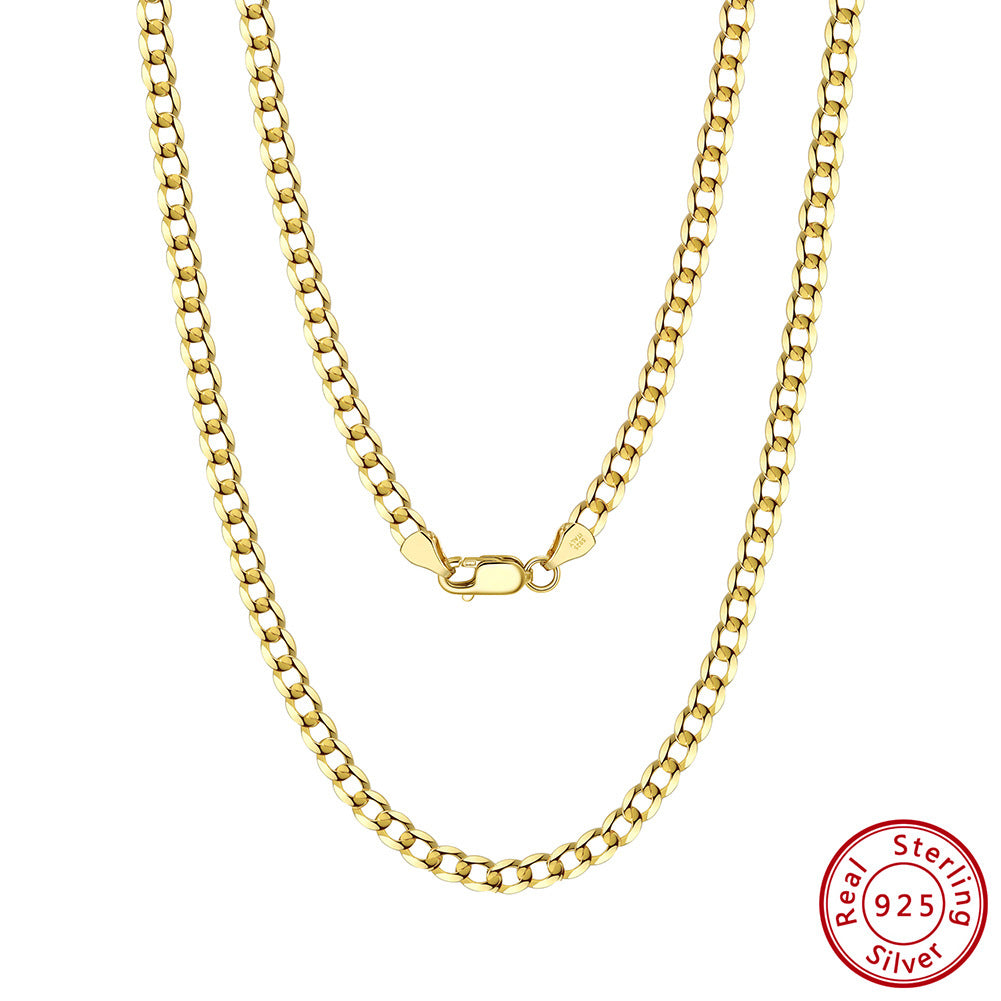 High-definition shot of the necklace laid flat and fully extended on pure white.