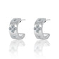  Yellow gold 8mm clover moissanite studs on neutral background. Alt: “8mm Four-Leaf Clover Moissanite Earrings – 18K Yellow Gold.”