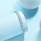 Sterling Silver Four-Prong Moissanite Tennis Bracelet