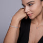 Sterling Silver Four-Prong Moissanite Tennis Bracelet