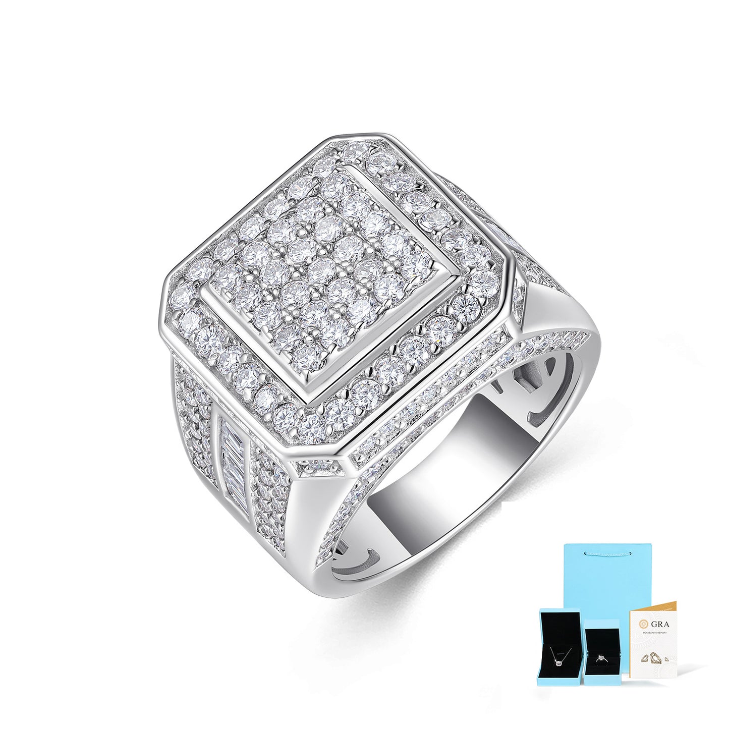 Ultra-clean, high-resolution shot of the ring isolated on pure white.