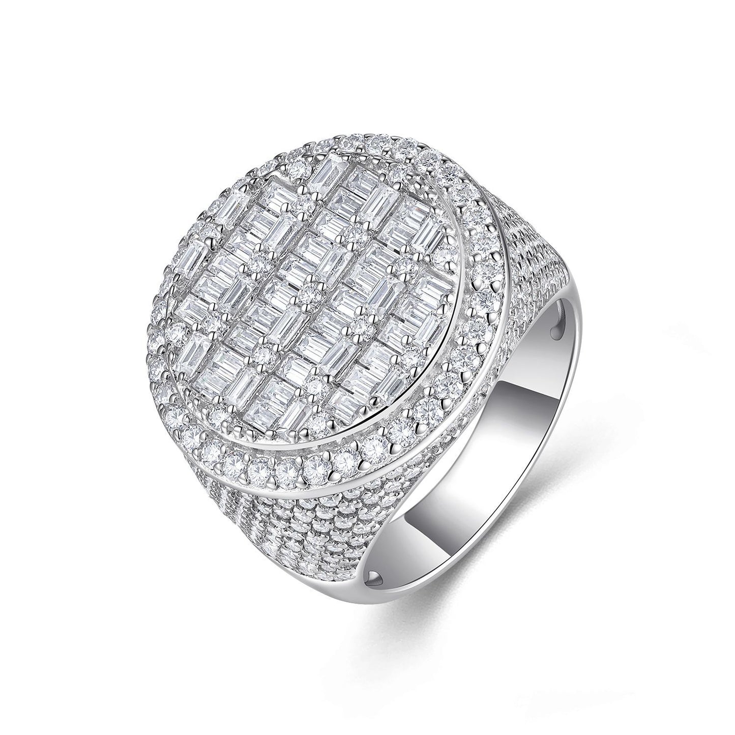 High-definition shot of the ring isolated on pure white.