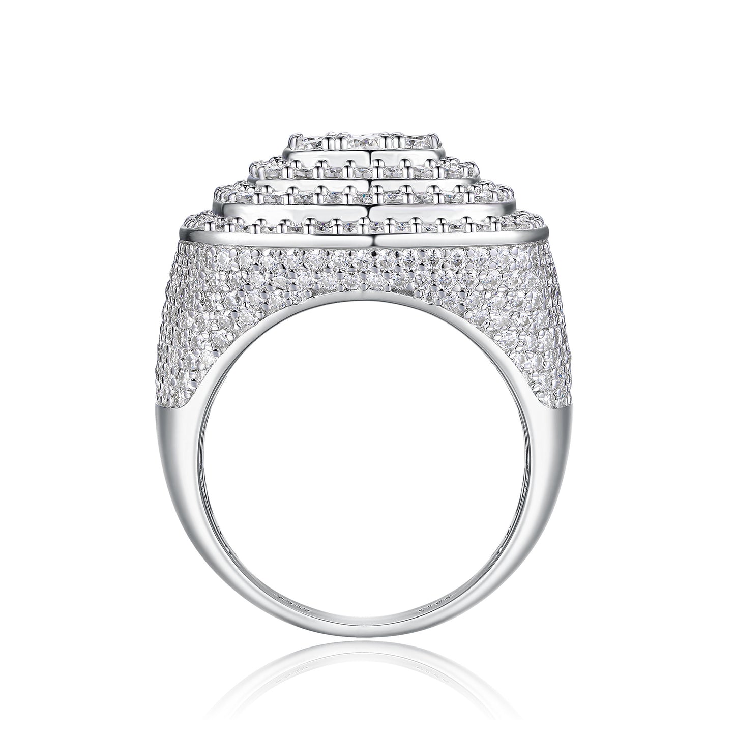 High-definition shot of the ring isolated on pure white.