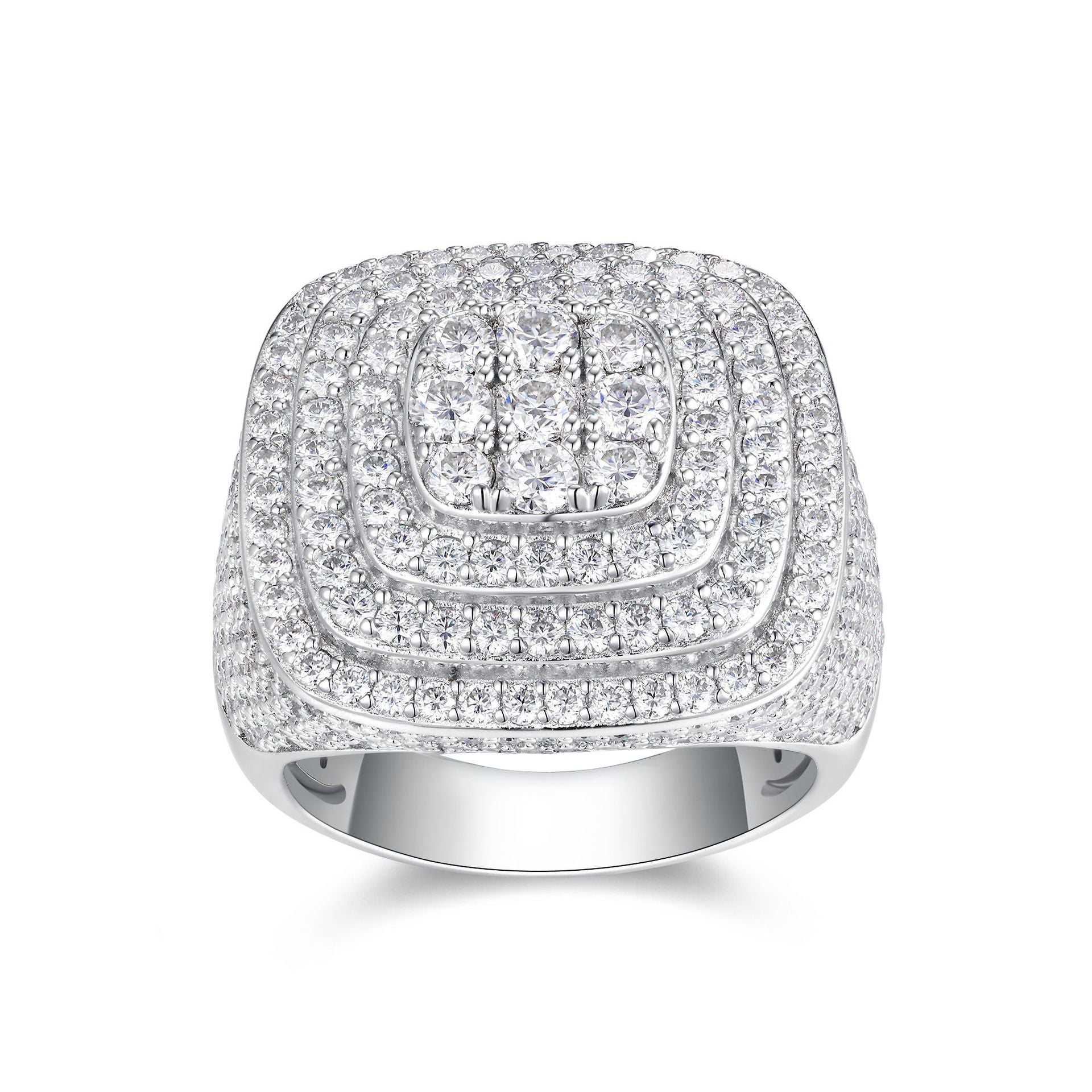 High-definition shot of the ring isolated on pure white.