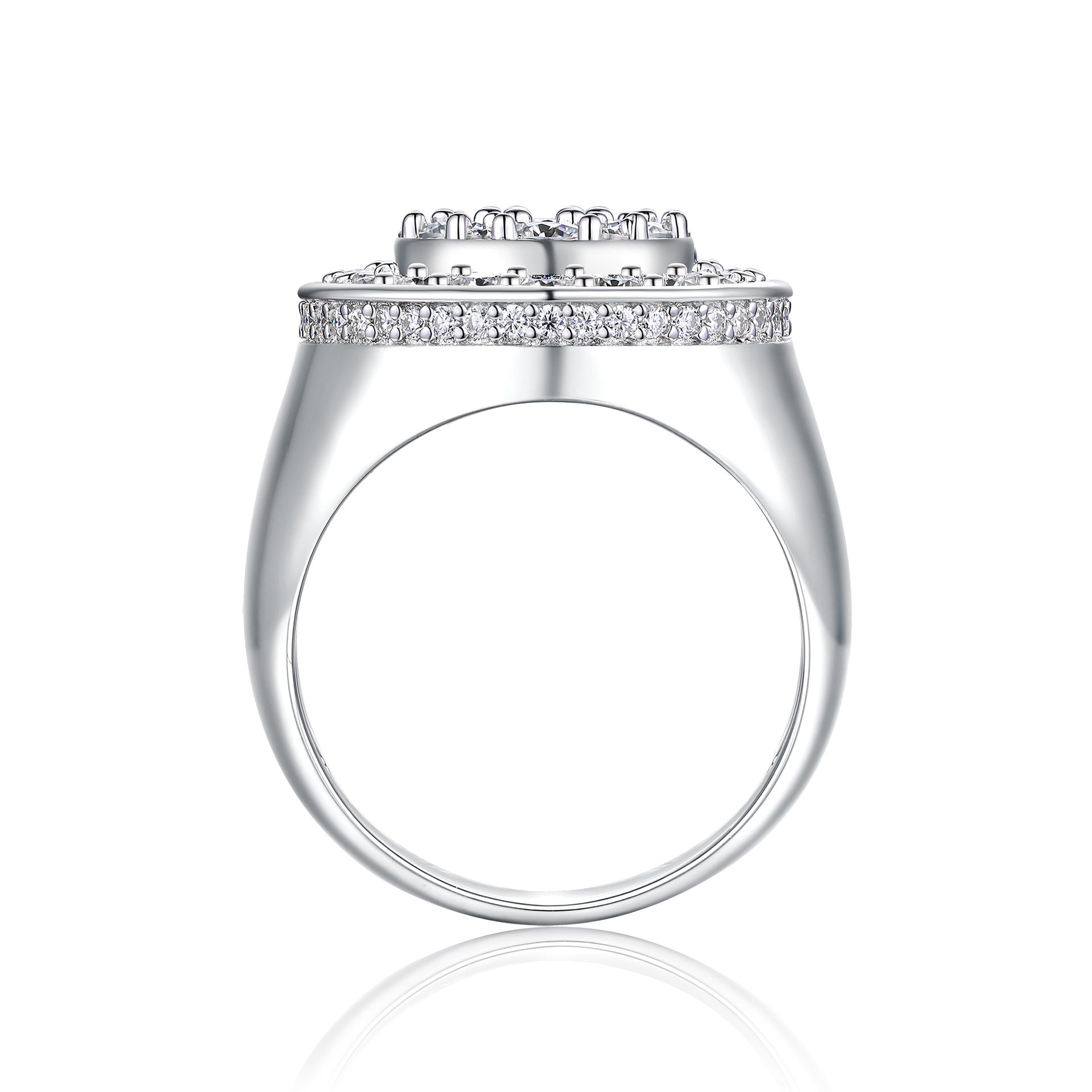 High-definition shot of the ring isolated on pure white.