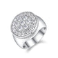 High-definition shot of the ring isolated on pure white.
