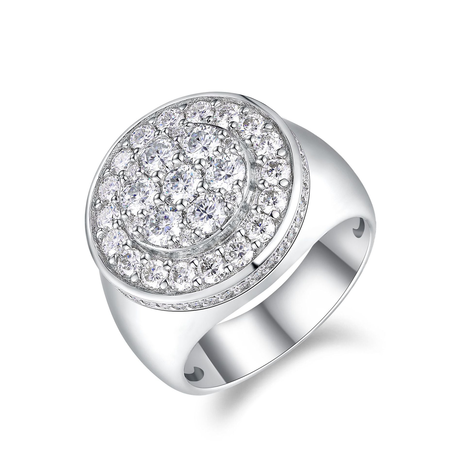 High-definition shot of the ring isolated on pure white.