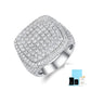 High-definition shot of the ring isolated on pure white.