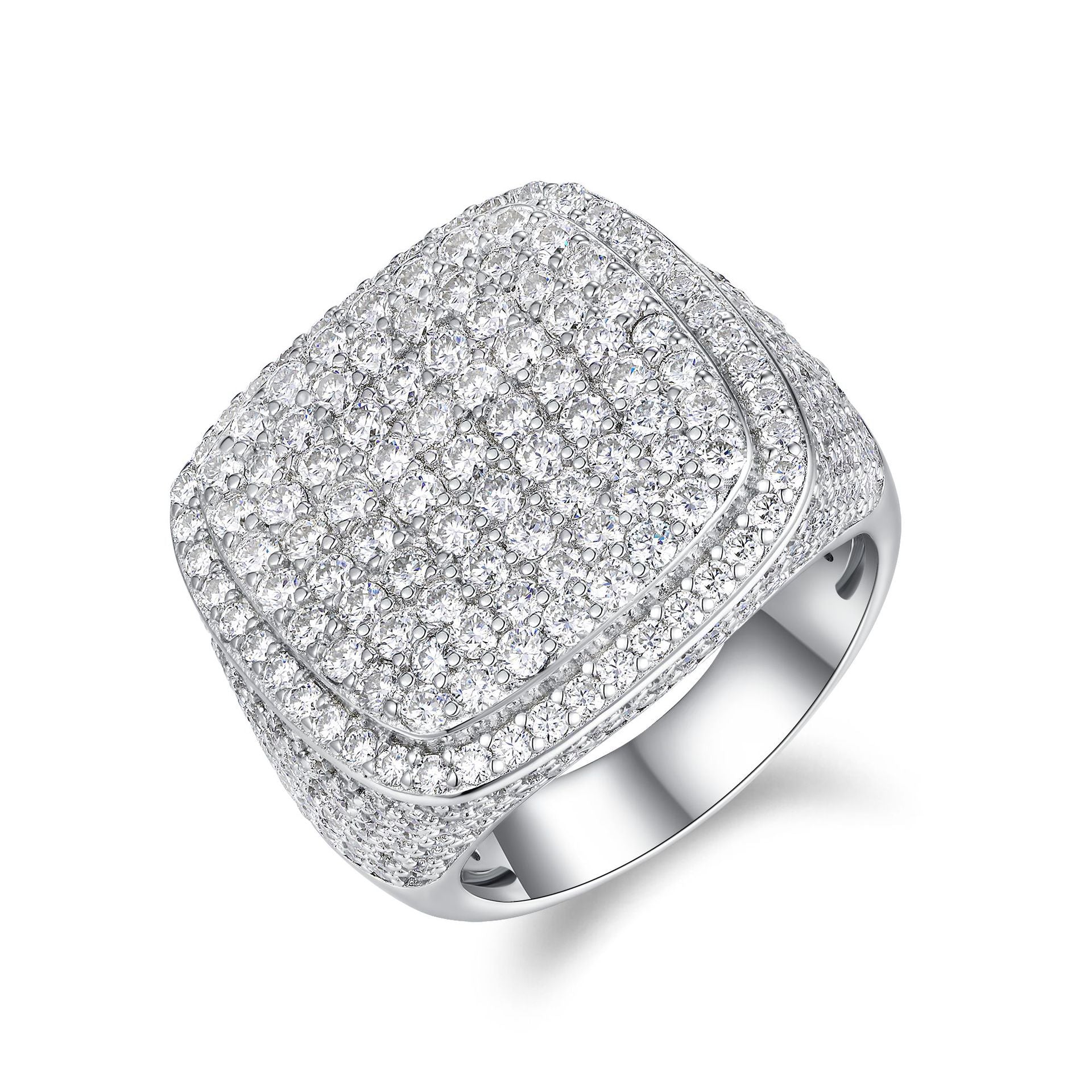 High-definition shot of the ring isolated on pure white.