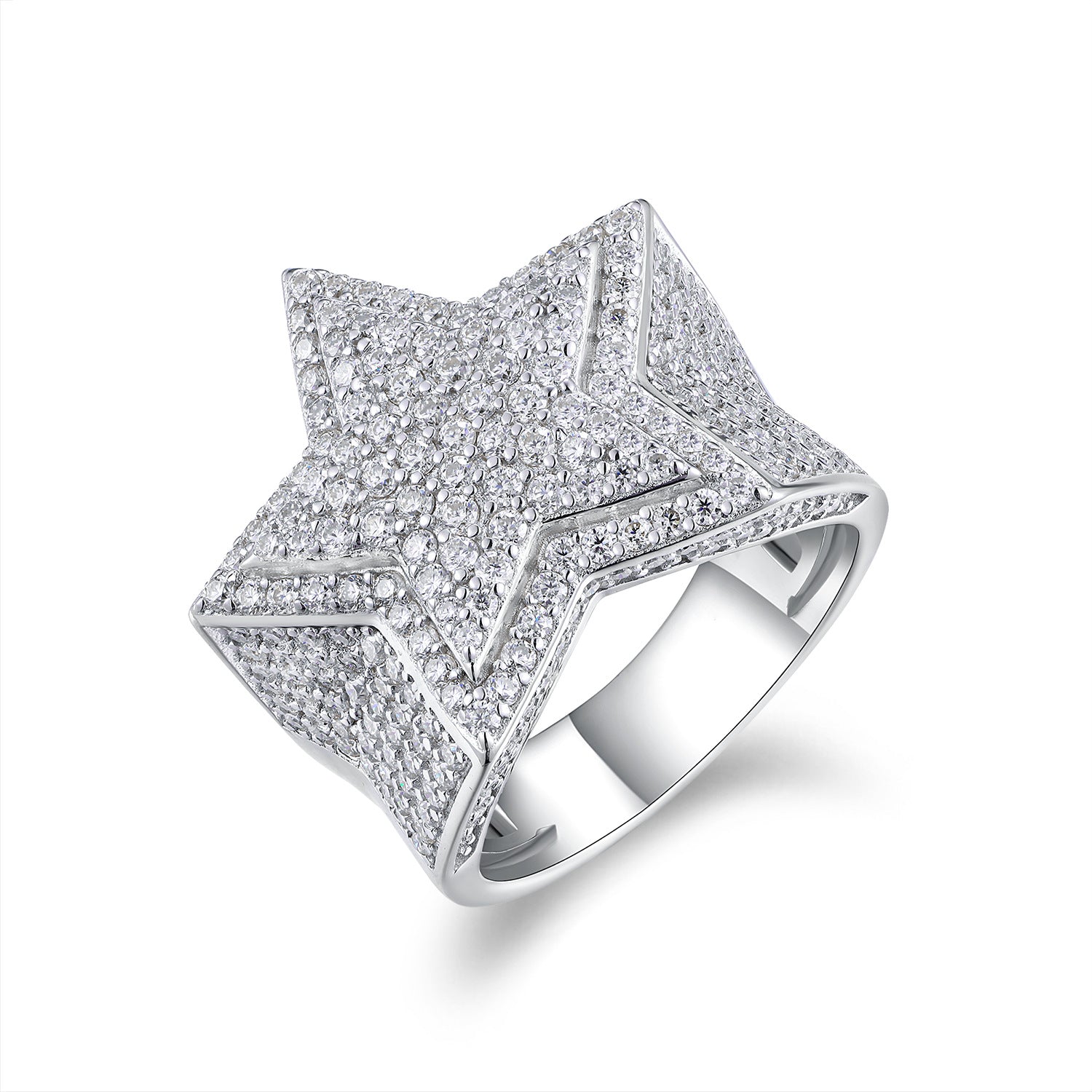 High-definition shot of the ring isolated on pure white.