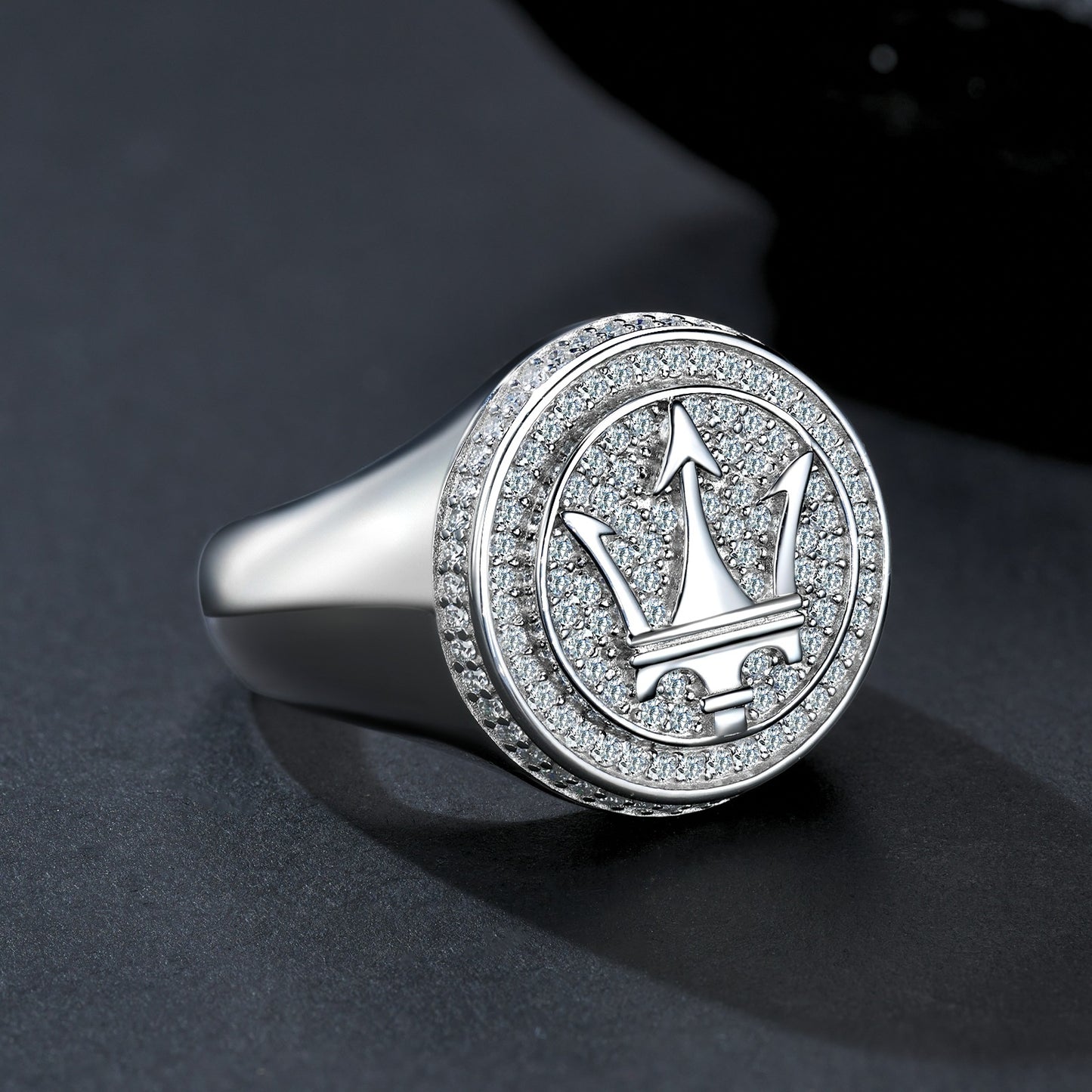 High-definition shot of the ring isolated on pure white background.